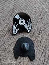 Badge Brooch Player Tape Jeans Good-Vibes Vinyl Record Lapel Pin Gothic Jewelry Gift