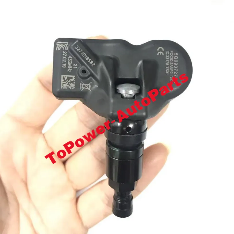 Новые 4 шт. датчик давления в шинах TPMS 5Q0907275B/5Q0907275/5Q0907275C 433 МГц для Audii Skodaa V++ W Touareg Porsche Bentley