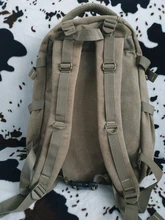 Canvas Backpack Mochila Rucksacks Notebook Schoolbags Laptop Travel-Shoulder Military