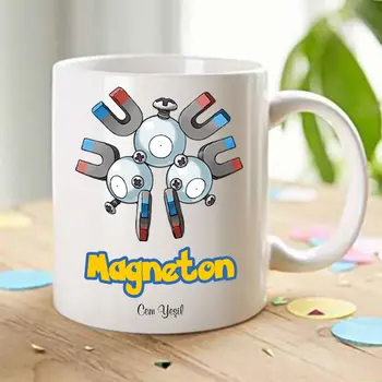 

Personalized Pokemon Magneton White Mug Cup