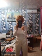 Pants Trousers Women Drawstring Female High-Waist WOTWOY Spliced Loose Autumn Straight