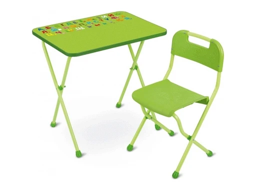 Set ка2/with &quotAline&quot лдсп (table + chair) light green |