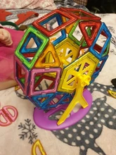 ZKZC-bloques de construcción magnéticos de gran tamaño para niños, juego de bloques de construcción de diseñador magnético, 180 Uds., Juguetes DIY para niños, regalos