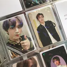 Película de tarjeta parpadeante láser de vidrio de Gema rota, funda holográfica para tarjeta de foto, Idol, Tarot, YGO Ultra, Protector de tarjeta, 100 Uds.