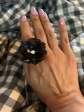 Anillos De Compromiso coreanos con flores acrílicas para mujer, joyería minimalista de resina, anillo de dedo rosa para niña y mujer