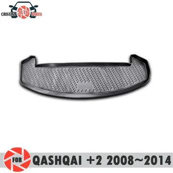 

Trunk mat for Nissan Qashqai +2 2008~2014 trunk floor rugs non slip polyurethane dirt protection trunk car styling