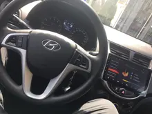 PUFEITE-Botón de volante para Hyundai VERNA SOLARIS, botón de control de música y volumen de audio