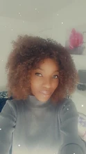 Afro corto rizado pelucas con flequillo para las mujeres negras rubia marrón Cosplay sintético Africana pelucas resistente al calor Dreamice