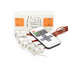 

LED Spotlight 12V 1W Recessed Ceiling Spot Light Kitchen Stair Closet Lamp Hallway Showcase Cabinet Downlight IP65 with Driver