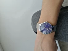CRRJU-Reloj de pulsera de acero inoxidable para hombre y mujer, nuevo amante, elegante, de cuarzo, resistente al agua, 2021
