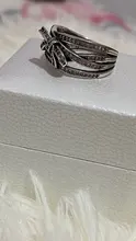 Anillos de la suerte con flores para mujer, 100% 925 anillos de plata esterlina, venta al por mayor, gran oferta, novedad de 2021