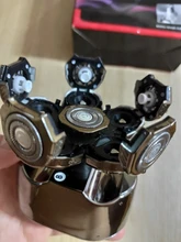 Kit de Afeitadora eléctrica con pantalla digital, Afeitadora eléctrica para Barba, seco y mojado, para hombre, máquina de afeitar facial y corporal