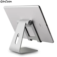 Adjustable Aluminum Tablet Stand Multi-Angle Non-Slip Desk Tablet/Phone Holder for iPad Tab Kindle Nintendo Switch (Up to 12.9")