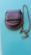 Funda trasera para Reloj clásico de bolsillo para hombre, estuche de almacenamiento, bolsita monedero, bolso con cadena