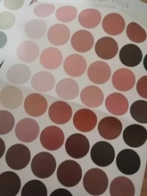 Pegatinas redondas de puntos de la serie morandy, 1 hoja, pegatina decorativa Kawaii, decoración, bricolaje, álbum diario artículos de papelería con etiquetas, Scrapbooking