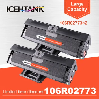 

ICHTANK 2PCS 1.5K Pages 106R02773 Toner Cartridge For Xerox WorkCentre 3025 Phaser 3020 P3020 WC3025 Black Laeser printers