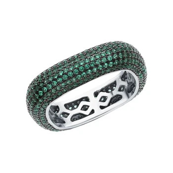 

Silver ring with nanocrystal sunlight sample 925