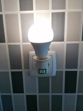 Eu-Plug-Adapter Socket Base-Lamp Power-On-Off-Control-Switch E27 with 1pcs