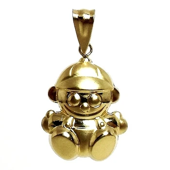 

18k gold pendant muneco [4970]