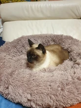 Cushion-Mat Beds Kennel Puppy-Supplies Sofa Cat-House Fluffy Warm DEKO Round Comfortable