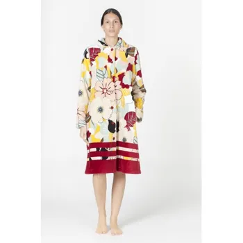

Flower dressing gown- Flower coral