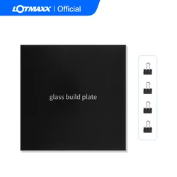 LOTMAXX – plaque de construction originale en verre pour SHARK / SHARK V2, et imprimantes d'autres marques (250mm x 250mm) 