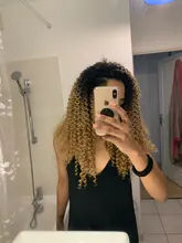 YxCheris-extensiones de cabello trenzado de ganchillo sintético, trenzas onduladas de agua, Rubio, 613 mechones, Freetress Afro kinky Twist a granel