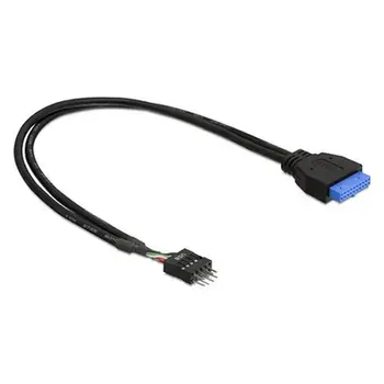 

USB 2.0 to USB 3.0 Internal Cable DELOCK 83792 0,6 m Male Plug Socket