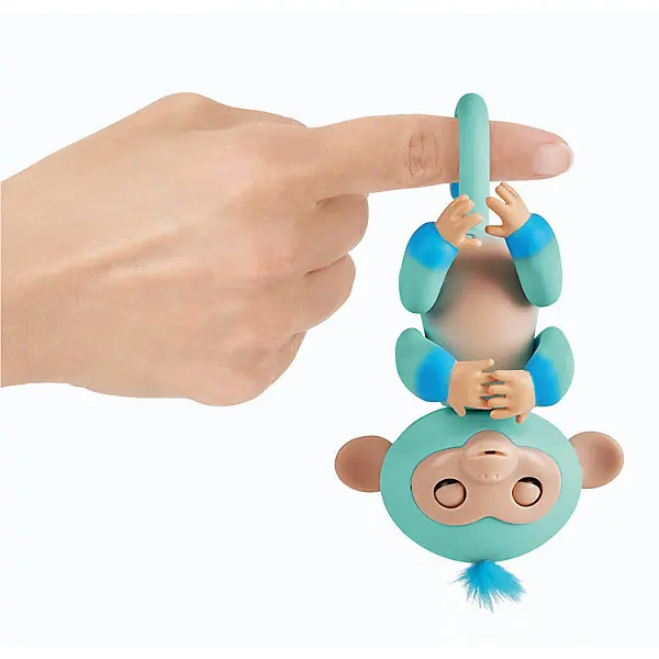 Economici Interactive monkey WowWee Fingerlings Eddie 12 cm (blue)