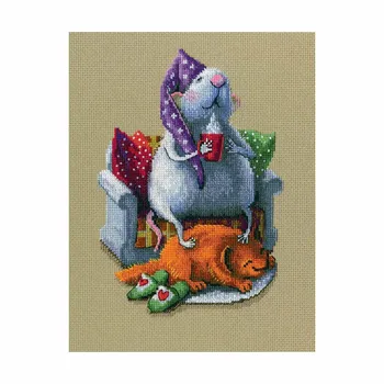 

M796 set for embroidery rto'who in the house is the main '16,5*23 cm