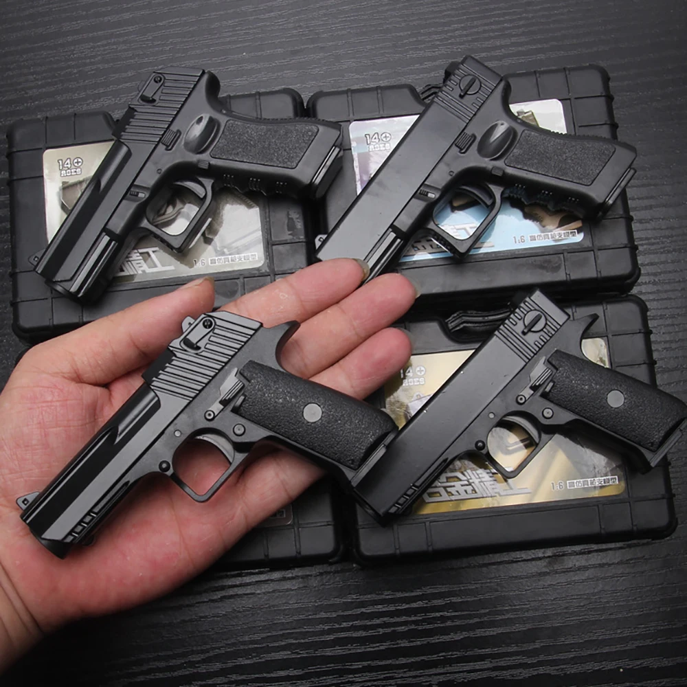 Игрушечный мини-пистолет из сплава Gell модель пистолета Glock Colt Desert Eagle