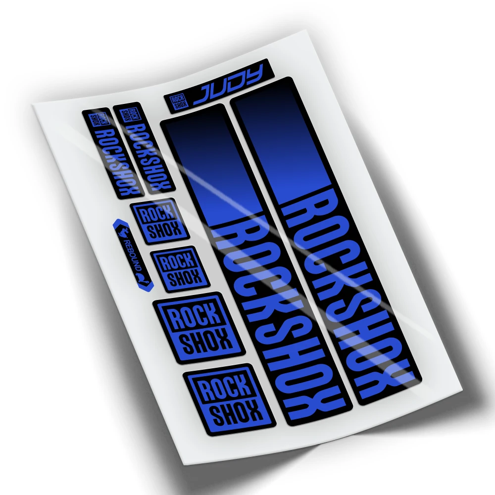 Autocollants Déco Pour Fourche RockShox JUDY 2019-2020 - Stickers VTT Personnalisables - Vinyle Durable