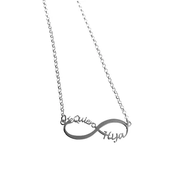 

Choker 925 Sterling silver m rolo 42cm. Infinity I LOVE YOU DAUGHTER 3.5cm. Women [AC1188]