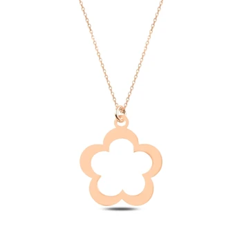 

KUTAYDAN Daisy Simple Necklace 925 Sterling Silver