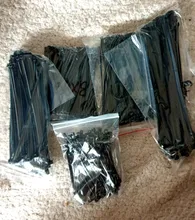 3x150-Combination-Set Cable-Zip-Ties Nylon-Wire Self-Locking Plastic Black White Or 3x100