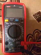 UNI-T-multímetro Digital UNI T, valores eficaces verdaderos UT890C UT890D + rango Manual AC DC, probador de temperatura de capacitancia, retroiluminación