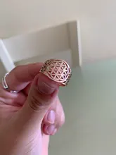 Unift Vintage único Flor de adorno calado de la vida de anillos de acero inoxidable anillo de moda joyería Wicca mujeres hombres pareja anillos Accesorios