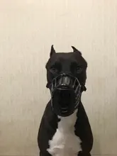 Bozal ajustable para perros de compañía, 7 tamaños, cesta de plástico resistente, diseño antimordedura, máscara bucal para perros y gatos 35, 1 Uds.