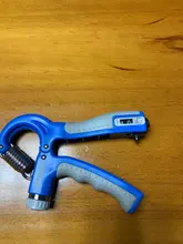 Agarre de mano en forma de R, pinza ajustable para ejercicio de fuerza, con contador, herramienta de ejercicio de fuerza duradera