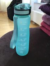ZOMAKE botella de agua motivadora de 32oz con marcador de tiempo y cadena, jarra de agua a prueba de fugas sin BPA para Fitness, gimnasio y deporte al aire libre