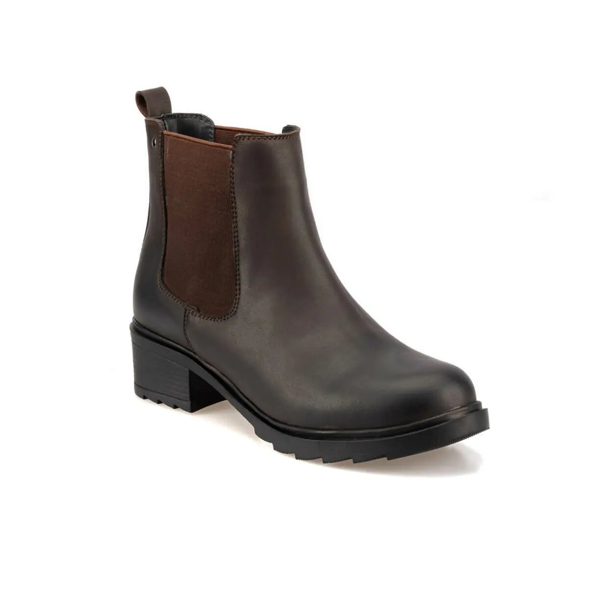 

FLO Brown Women Leather Boots Autumn Winter Shoes 92.314711SZ Polaris