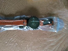 Reloj de cuarzo grande para hombre, cronógrafo con cuerpo de 52mm con pulsera, resistente al agua, con doble hora, estilo militar