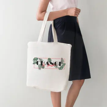 

Angemiel Bag Change Is Good Large Tote Shopping Beach Bag
