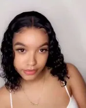 Bob Peluca de agua onda de encaje frente pelucas de cabello humano para las mujeres negras 13x4 peluca Frontal de encaje Pre arrancado brasileño de la onda profunda peluca Frontal