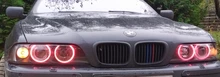 10W Led-Marker Angel-Eyes E39 E60 for E53 E61 E63 E64 1set Red/yellow 2--5w
