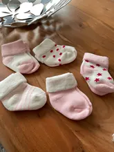 Miaoyoutong-calcetines gruesos de algodón con dibujos animados para recién nacidos, 5 pares