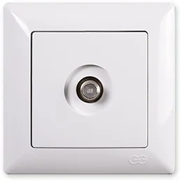 

PnpnElectrıc Gns Visage Ambiance Single Satellite Socket with F Connector (Through-Terminated) White