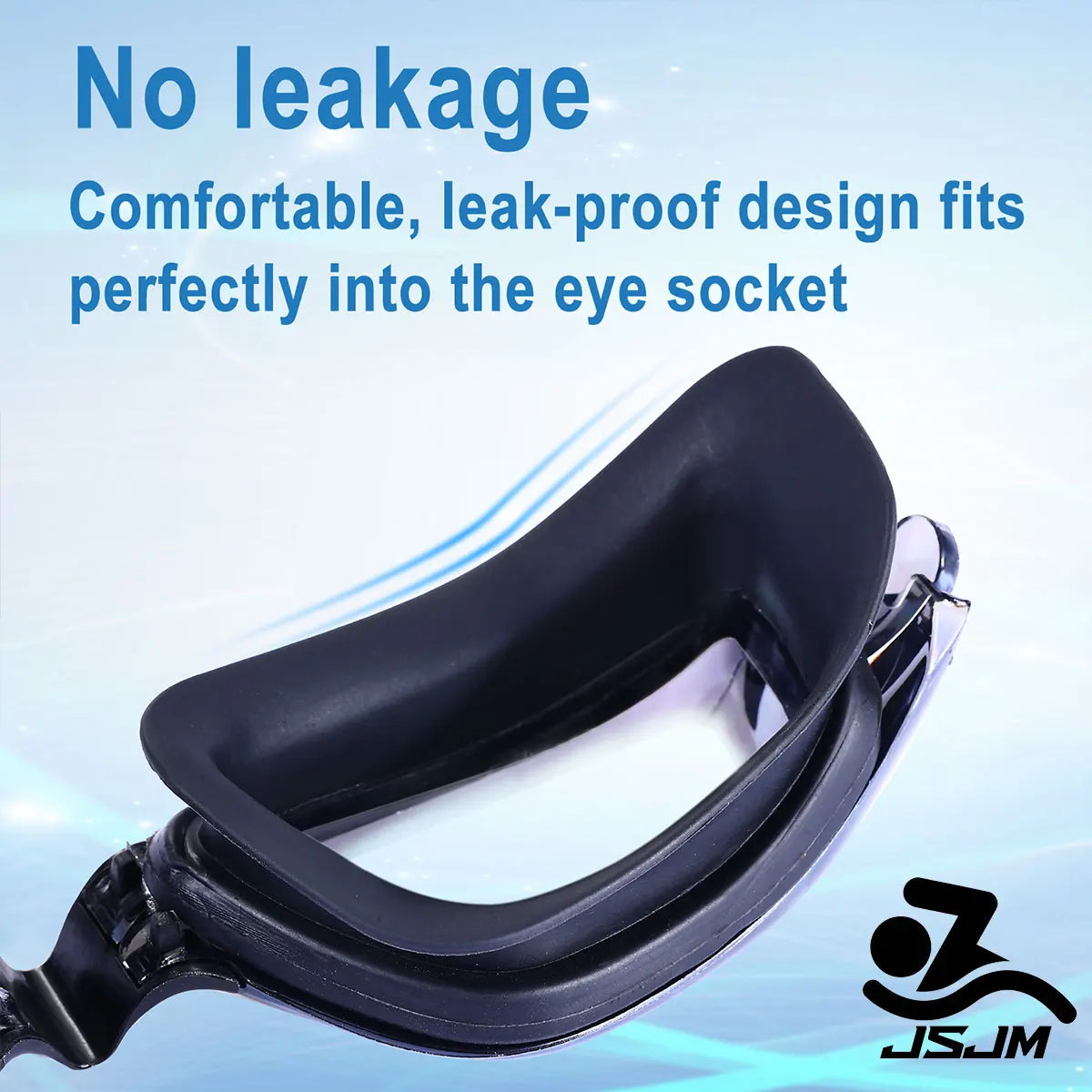 JSJM New Professional Adult Anti-fog UV Protection Lens Men Women Swimming Goggles Waterproof Adjustable Silicone Swim Glasses 3