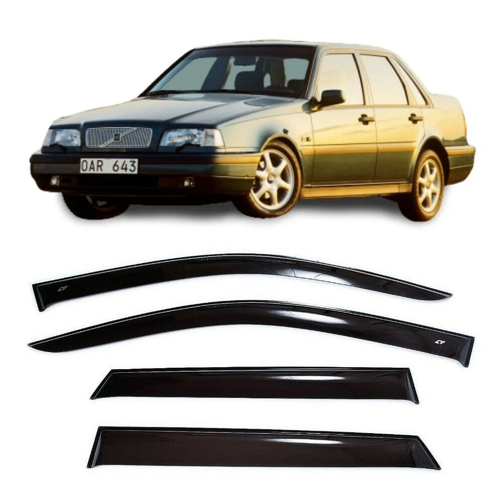 Дефлекторы окон Cobra Tuning V11788 на авто Volvo 460 Sd Sedan 1988-1994 4 шт./комп. ветровики от дождя