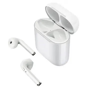 

BLUETOOTH EARPHONES MUVIT AIRPODS WHITE-BT4.2 + EDR TWS-BATTERY EARPHONE 55MAH-CHARGING CASE 600MAH - FUNC. HANDSFREE